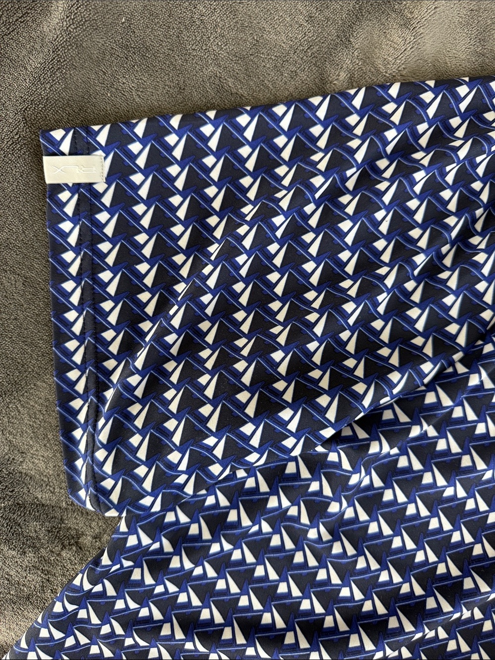 Ralph Lauren Navy and White Arrow Print Polo - Picture 5 of 6